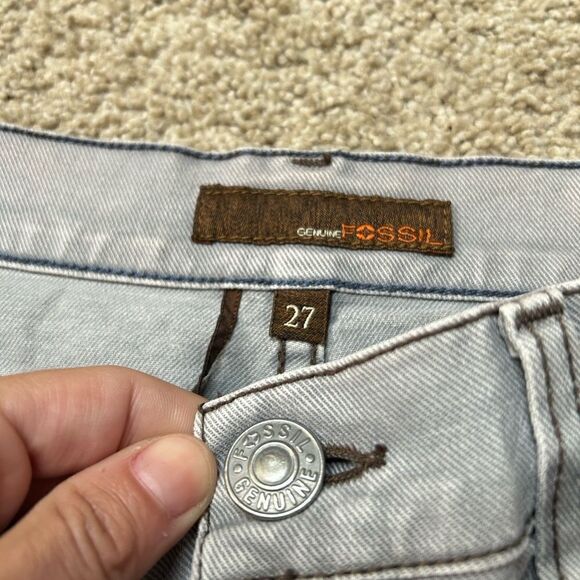 Fossil Brand Gray Mini Skirt Vintage - Picture 5 of 9